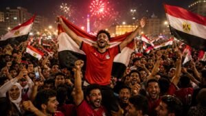 الفرحة تسود الجماهير العربية 